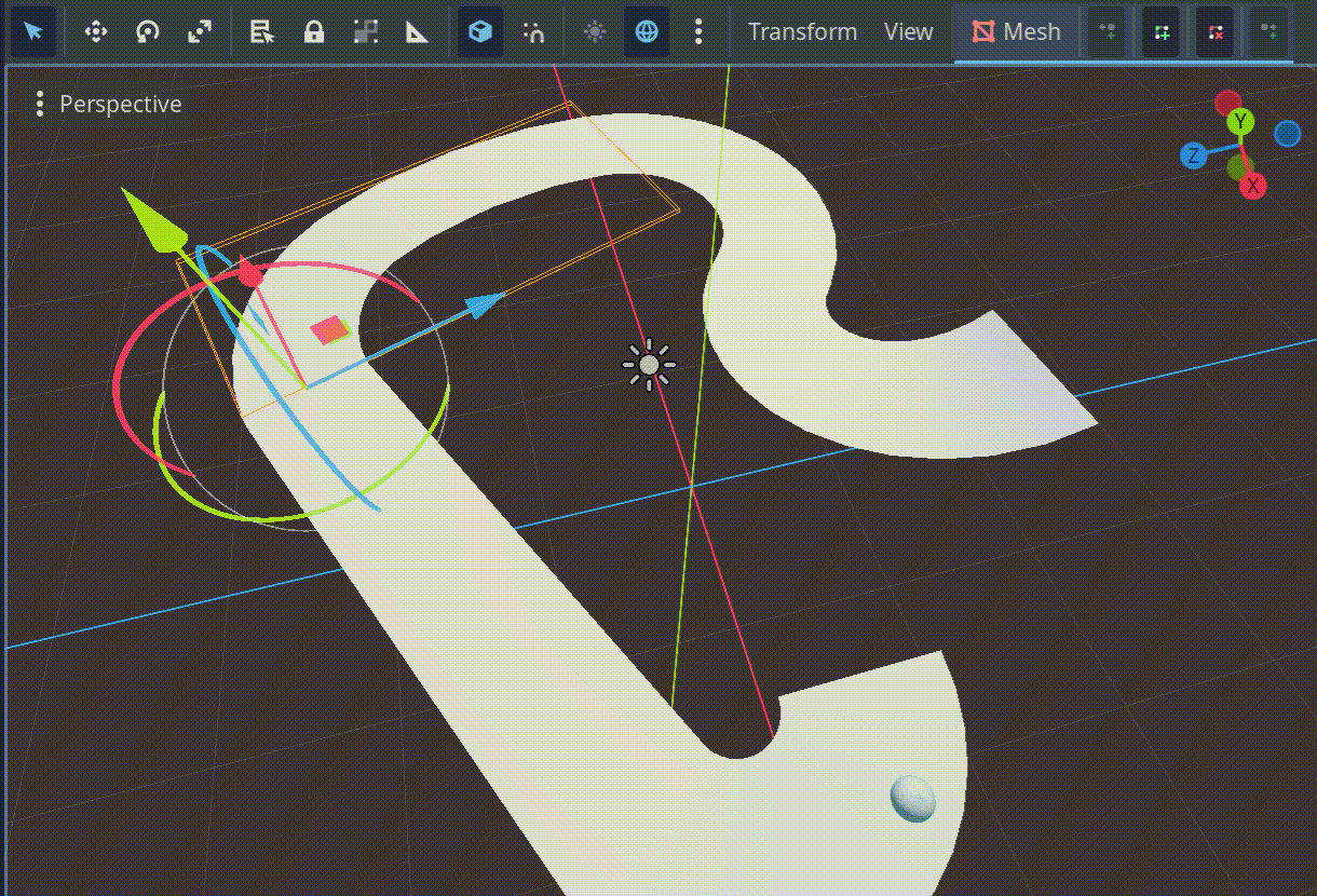 editor dissolve button