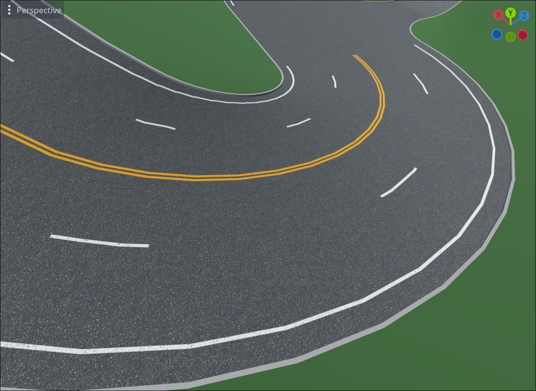 road lines example 1