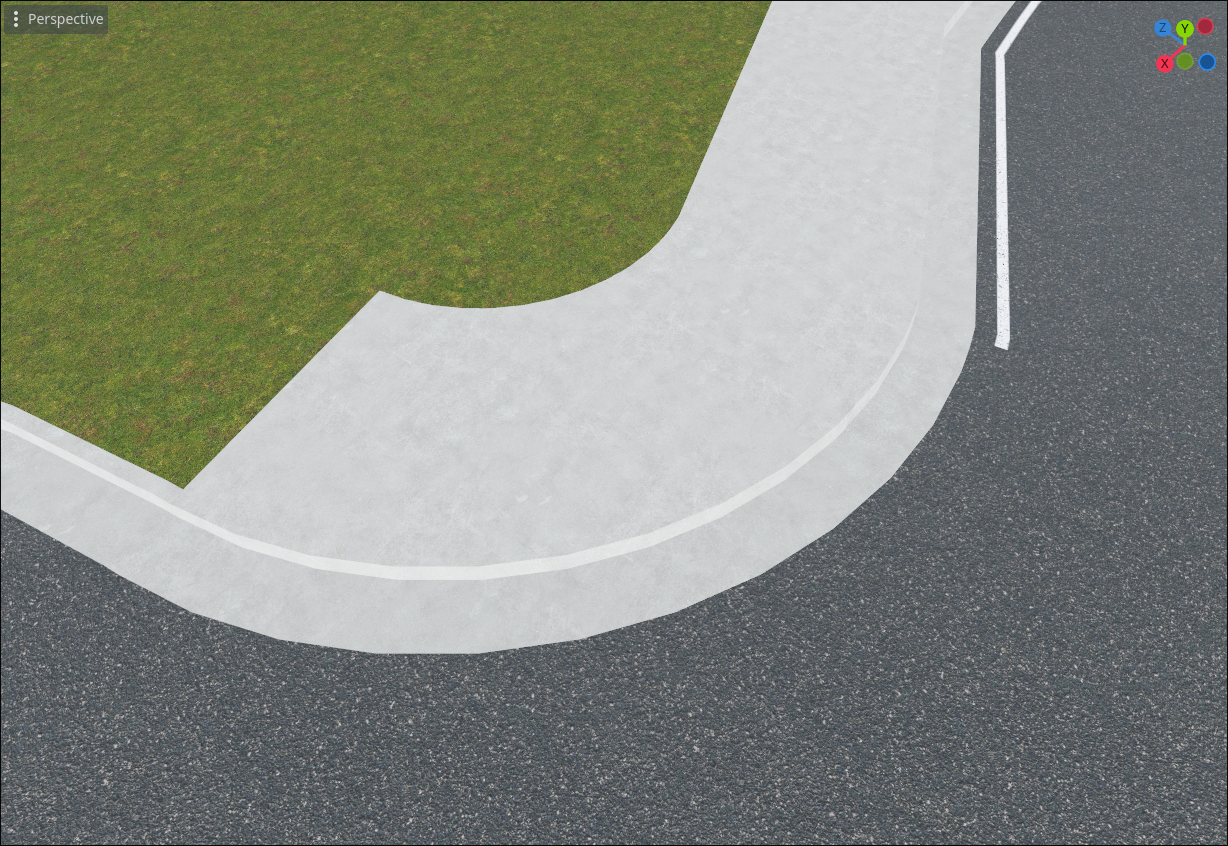 city sidewalk